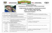 ПЛАН РАБОТЫ ОФИЦЕРА ПО СВЯЗИ С УЧАСТНИКАМИ